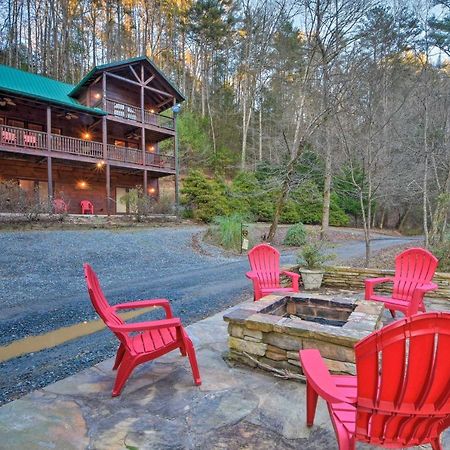 Riverside Ellijay Cabin With Hot Tub And Game Room Exterior foto