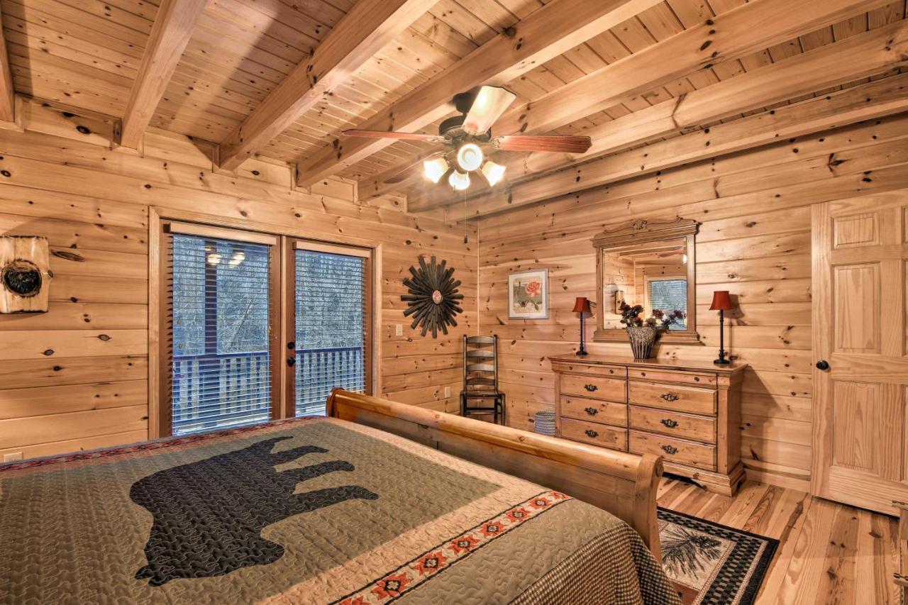 Riverside Ellijay Cabin With Hot Tub And Game Room Exterior foto